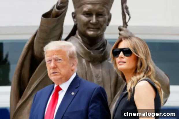 Forced Grin, Rising Unrest 2 Donald Trump, Melania Trump