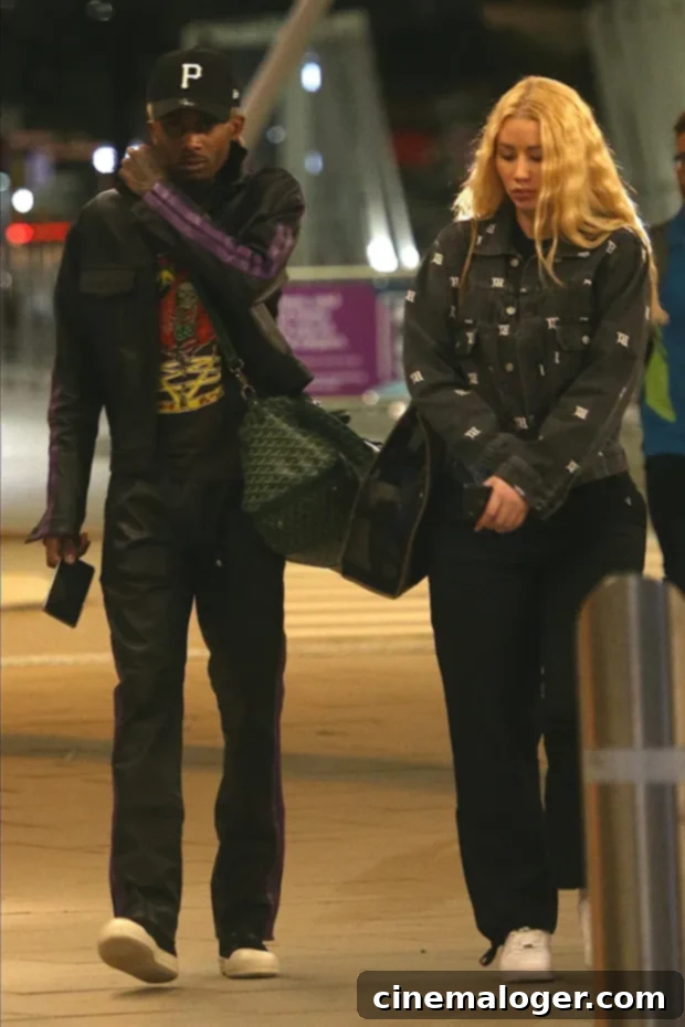 Iggy Azalea's Sudden Baby Reveal Stuns Fans With Hidden Pregnancy 3 Iggy Azalea & Playboi Carti out and about