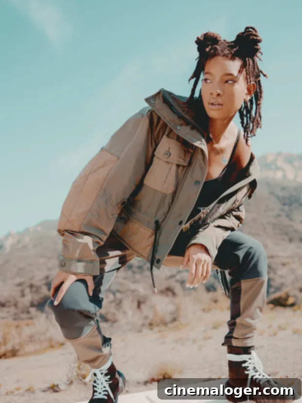 Willow Smith Stuns Barefaced in Onitsuka Tiger Campaign 3 willow smith