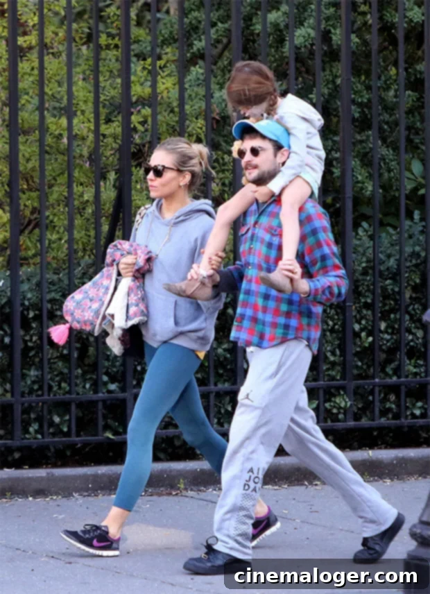 Sienna Miller Unveils Daughter Marlowe 7 For Vogue 4 Sienna Miller & daughter Marlowe with Tom Sturridge