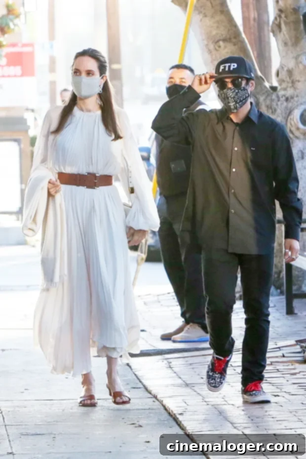 Angelina Jolie Dines With Son Pax, 16, After Brad Pitt Reunion 2 Angelina Jolie & son Pax