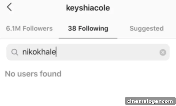 Keyshia Cole Niko Khale Instagram Unfollow Fuels Split Speculation 2 Keyshia Cole unfollows Niko Khale