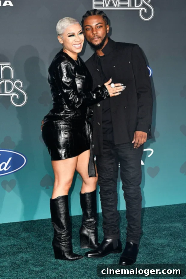 Keyshia Cole Niko Khale Instagram Unfollow Fuels Split Speculation 4 keyshia cole, niko khlae at 2019 Soul Train Awards