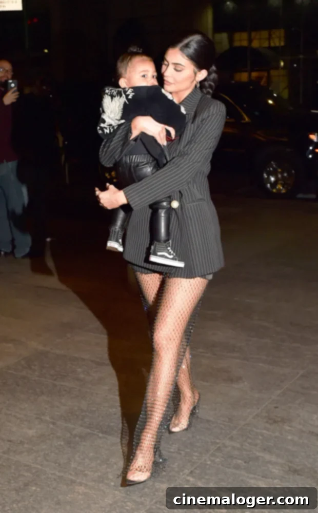 Stormi Webster, 2, Charms In An Adorable Tutu And Splashes Through A Fountain In A New Video 2 Kylie Jenner cradles daughter Stormi Webster, showing off a loving mommy-daughter moment during an outing.
