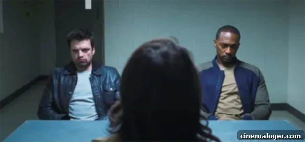 Falcon and Winter Soldier Unleash Bucky's Desperate Battle in Super Bowl Sneak Peek 2 Sebastian Stan