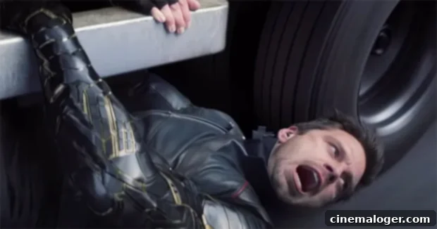 Falcon and Winter Soldier Unleash Bucky's Desperate Battle in Super Bowl Sneak Peek 3 Sebastian Stan