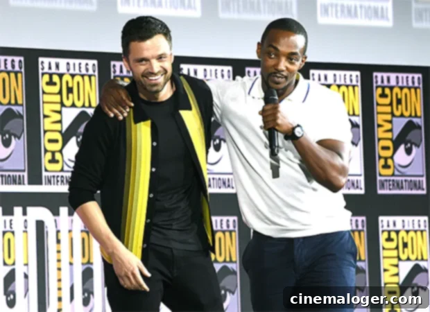 Falcon and Winter Soldier Unleash Bucky's Desperate Battle in Super Bowl Sneak Peek 4 Anthony Mackie Sebastian Stan