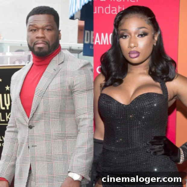 50 Cent Regrets Mocking Megan Thee Stallion's Shooting, Citing Disbelief 2 50 cent megan thee stallion