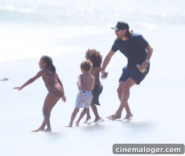 Scott Disick's Masterclass In Unclehood With Kardashian Kids On The Beach 4 scott disick, north west, saint west