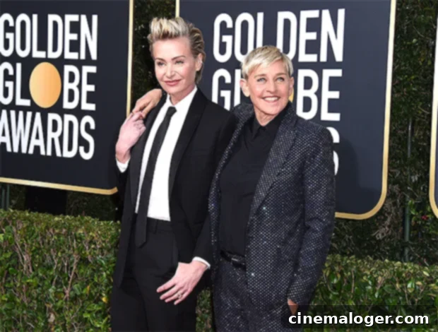 Portia De Rossi Publicly Stands By Ellen DeGeneres Amid Show Turmoil 2 Ellen DeGeneres Portia de Rossi