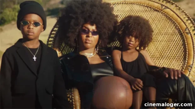 Ciara Radiates Black Excellence With Baby Bump in Her Rooted Music Video 3 Ciara with children Future Zahir and Sienna Princess