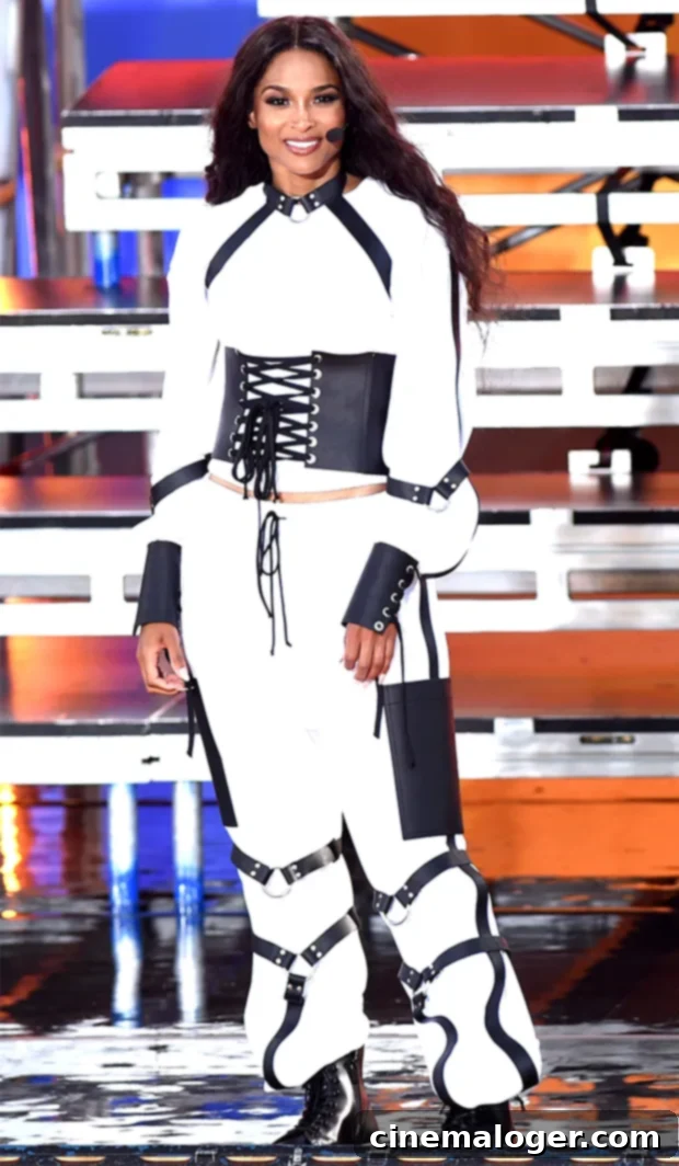 Ciara Radiates Black Excellence With Baby Bump in Her Rooted Music Video 4 Ciara performs at Good Morning America Summer Concert Series