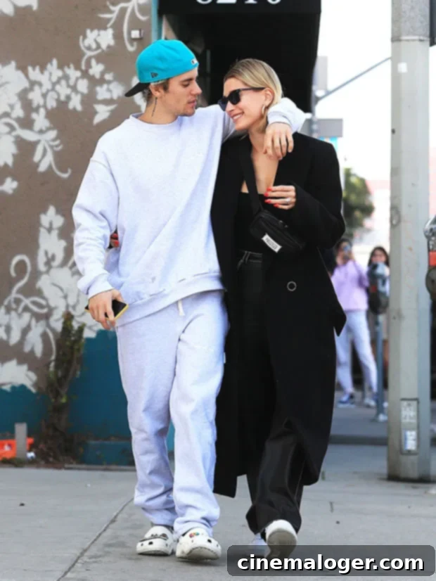 Justin and Hailey's Romantic Album: Date Night Snuggles and Their Sweetest Shots 2 justin