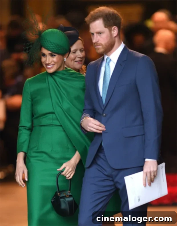 Harry & Meghan's Gushing Tribute to Queen's Legacy, From Their $14.7M Estate 3 Meghan Markle and Prince Harry at Commonwealth Day