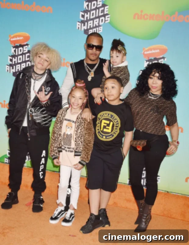 TI and Tiny's 4-Year-Old Heiress Charms With Morning Dance Moves 2 Tiny Harris, T.I., Family