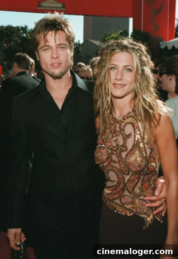 Brad Pitt's Girlfriend Closet: Unpacking His Coordinated Couple Looks 3 Brad Pitt & Jennifer Aniston