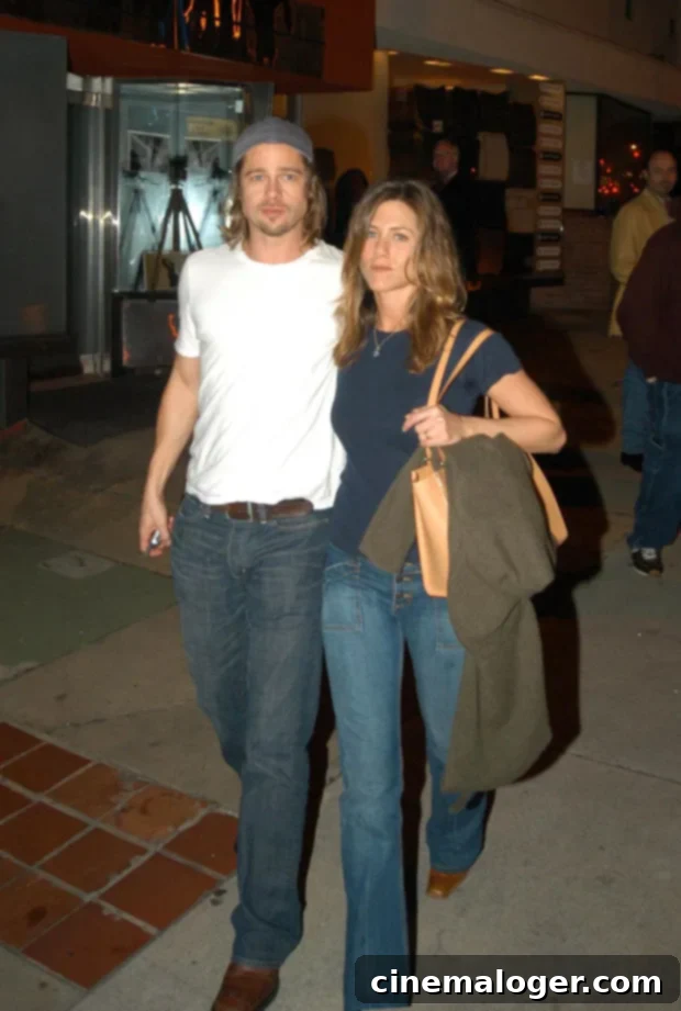 Brad Pitt's Girlfriend Closet: Unpacking His Coordinated Couple Looks 4 Brad Pitt & Jennifer Aniston