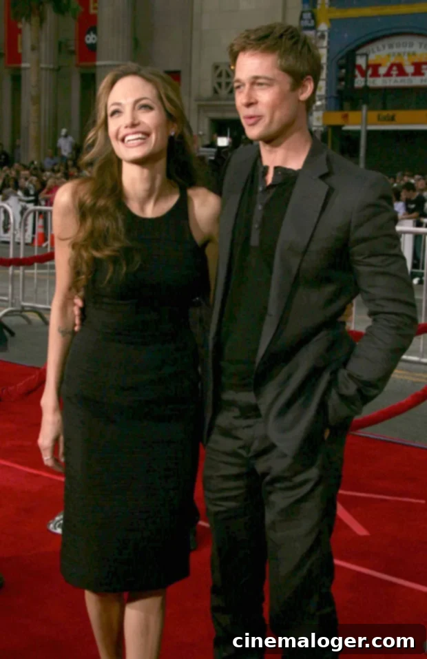 Brad Pitt's Girlfriend Closet: Unpacking His Coordinated Couple Looks 6 Angelina Jolie & Brad Pitt