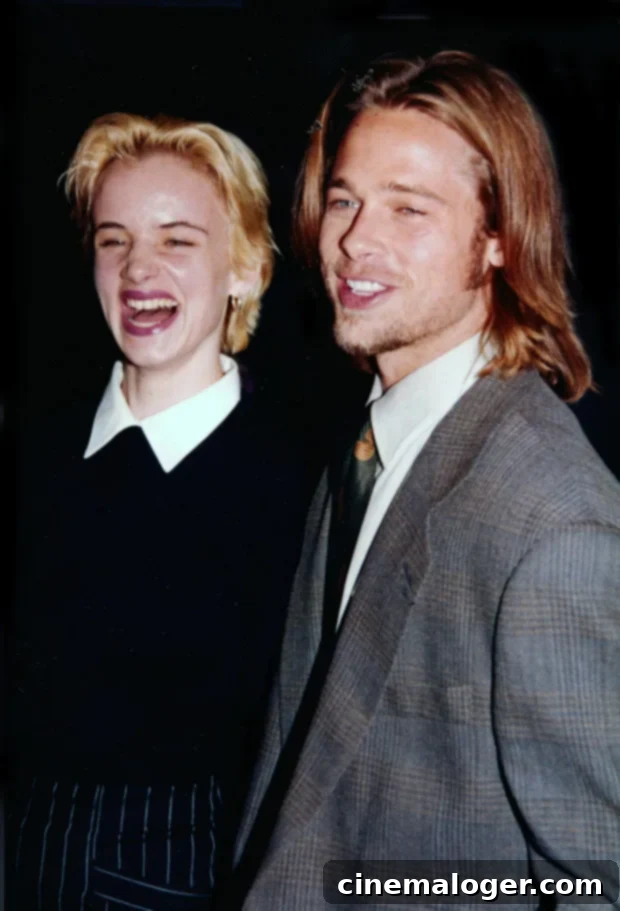 Brad Pitt's Girlfriend Closet: Unpacking His Coordinated Couple Looks 8 Brad Pitt & Juliette Lewis at the premiere of A River Runs Through It' on October 8, 1992 in New York City. Photo By John Barrett/PHOTOlink/MediaPunch /IPX