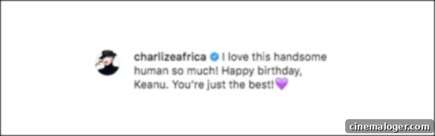 He's A Handsome Human: Charlize Theron's Birthday Shout-Out to Keanu Reeves 2 charlize theron