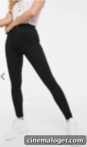 Topshop black skinny jeans