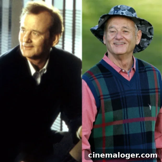 Charlie's Angels: Drew, Cameron, Lucy - 20 Years Later 6 Bill Murray then and now