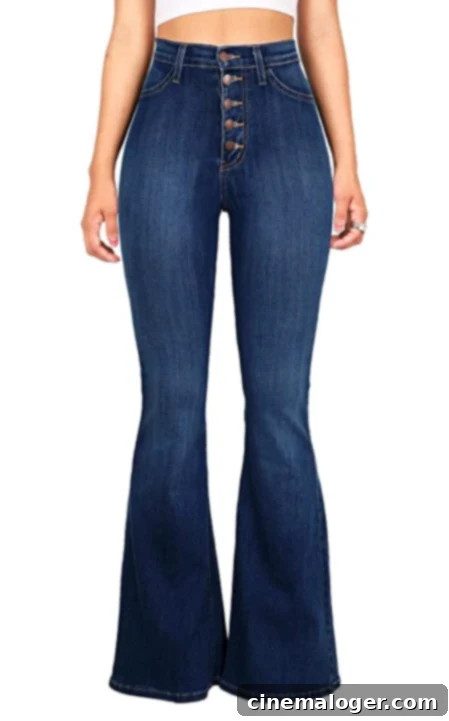 Unlock Endless Legs: 7 Fall Flare Jeans Inspired by Vanessa Hudgens 4 Vibrant Women’s High-Rise Flare Jeans