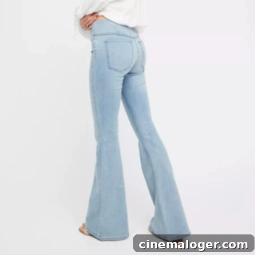 Unlock Endless Legs: 7 Fall Flare Jeans Inspired by Vanessa Hudgens 8 Penny Pull-On Flare Jeans