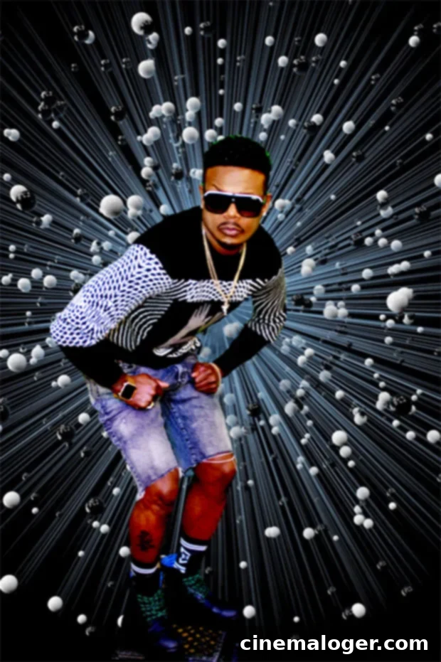 Mr. Dalvin's Goodtime Vibes 2 Mr. Dalvin in an artistic, futuristic portrait, promoting his new music and positive message by Darmaris Carter