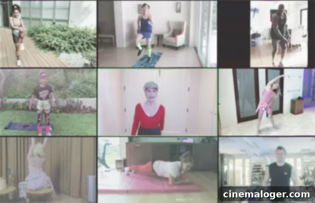 Jane Fonda, 82, Leads Star-Studded Workout Comeback to Mobilize Voters 3 A diverse group of celebrities engaging in '80s-themed workouts for the Exercise That Vote campaign.