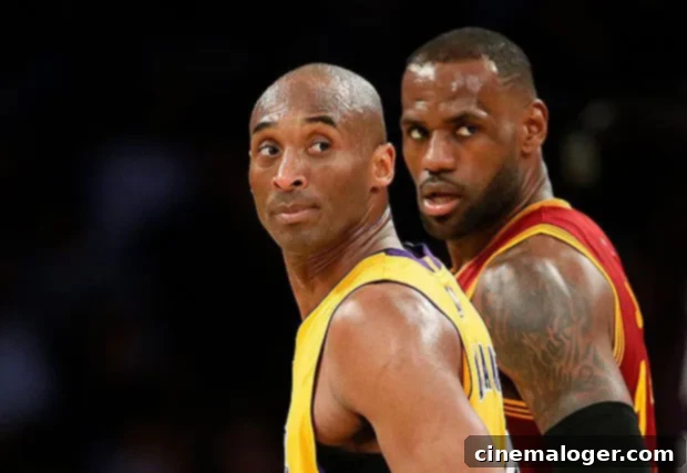 LeBron James Honors Kobe With Championship Pursuit 2 LeBron James and Kobe Bryant