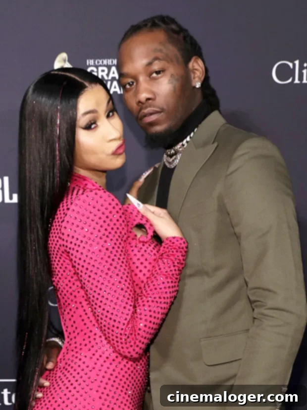 Offset Praises Cardi B as 'An Amazing Woman' on Her 28th Birthday After Party Kiss 3 cardi b offset