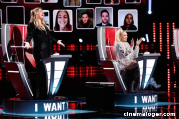 The Voice EP: Pandemic Never Threatened Season 19 Skip 3 Kelly Clarkson Gwen Stefani