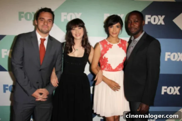 New Girl Cast Reunites: Zooey Deschanel Joins for Voting Message 2 New Girl