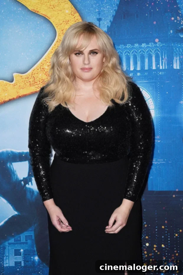 Rebel Wilson leg lift 