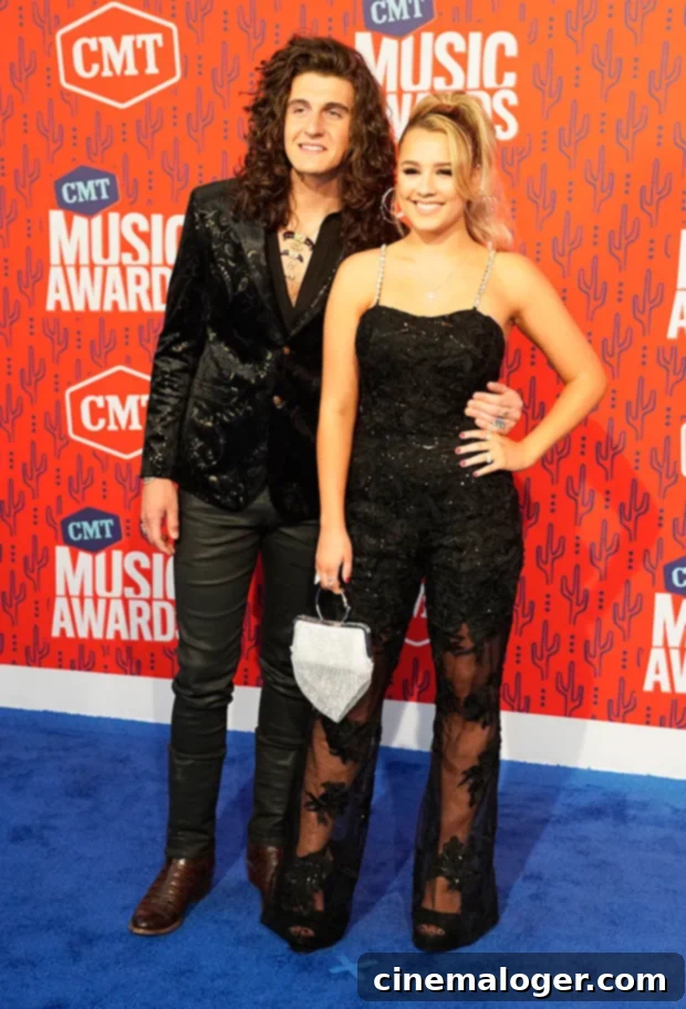 Gabby Barrett and Cade Foehner Their Journey From Idol Stage to Family Life 2 Gabby Barrett engaged, smiling, showing engagement ring