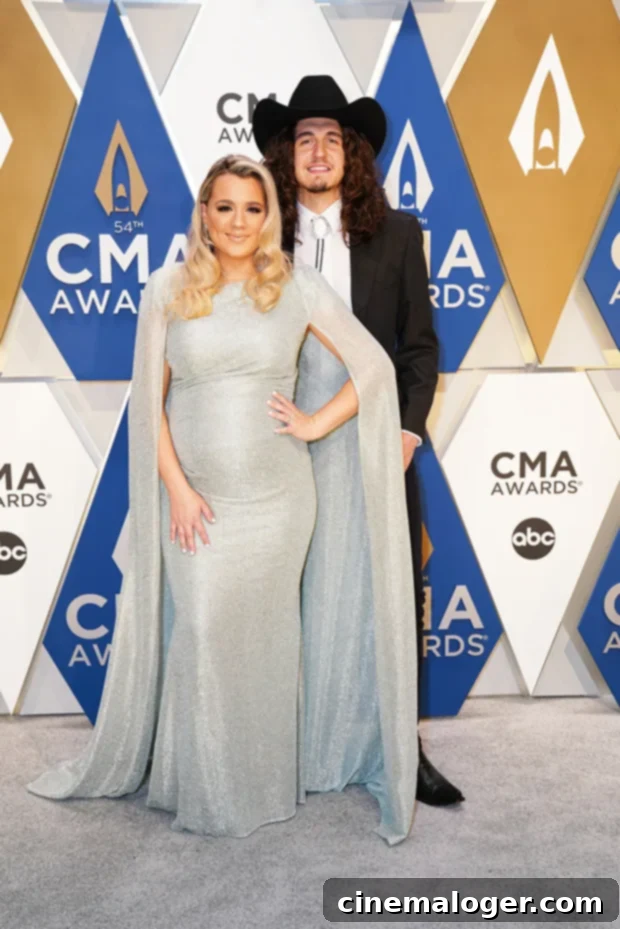Gabby Barrett and Cade Foehner Their Journey From Idol Stage to Family Life 4 Gabby Barrett pregnant, holding baby bump