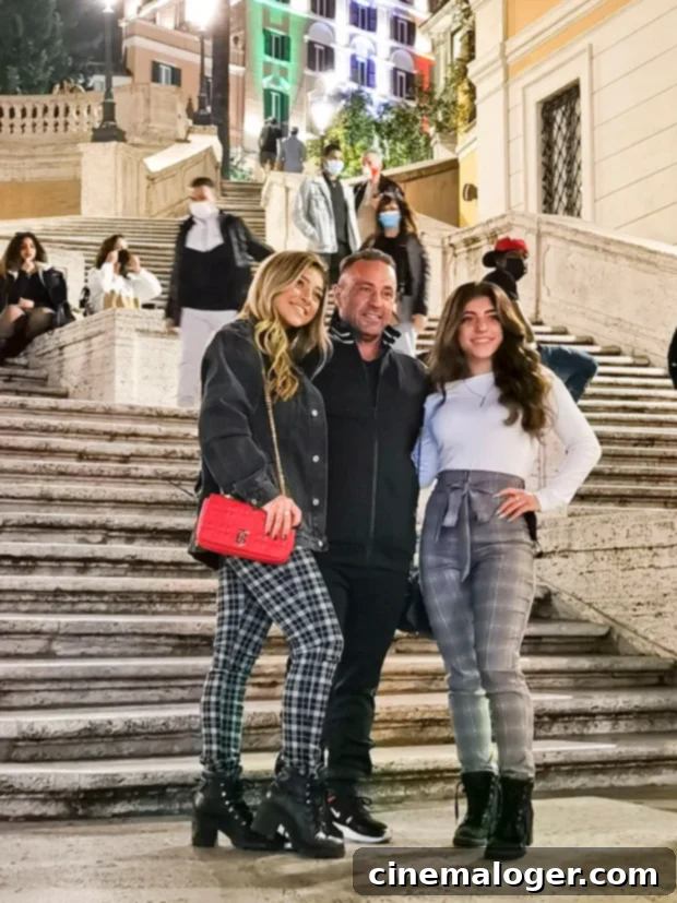 Joe Giudice's Hilarious TikTok Dance Flop with Daughters Gia (19) and Milania (14) 2 Gia, Joe, and Milania Giudice posing together in Italy during their November 2020 reunion.
