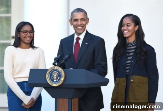 Barack Obama Shares How Malia and Sasha Shape His Year-End Playlists 2 Barack Obama, Sasha Obama, Malia Obama