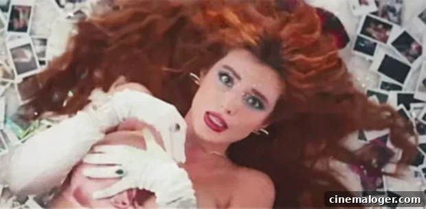 Bella Thorne Wows in Pink Lingerie to Toast Her New Music 2 Bella Thorne's 'SFB' music video