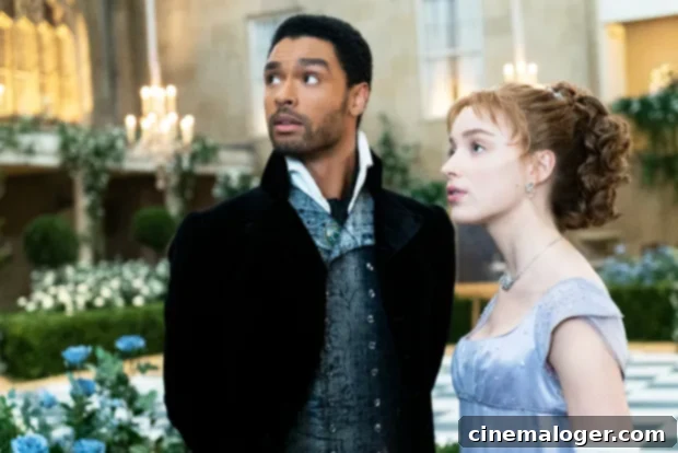 Uncovering Bridgerton's Cast Plot and Sexy Romance 2 Phoebe Dynevor and Regé-Jean Page in ‘Bridgerton.’