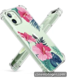 Clear & Printed iPhone Case for iPhone 12