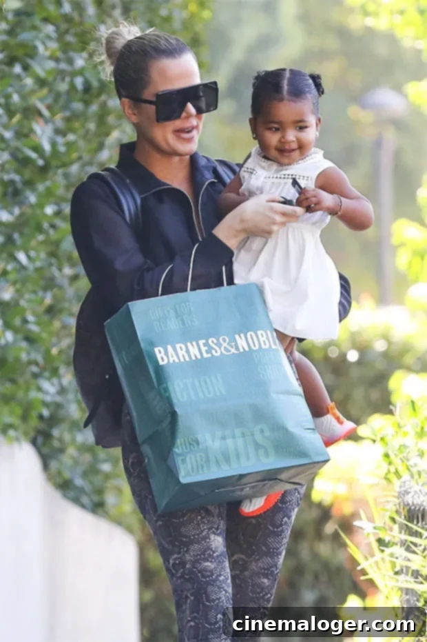 True Thompson, 2, Wows With Ringlets and Retro Eyewear 2 true