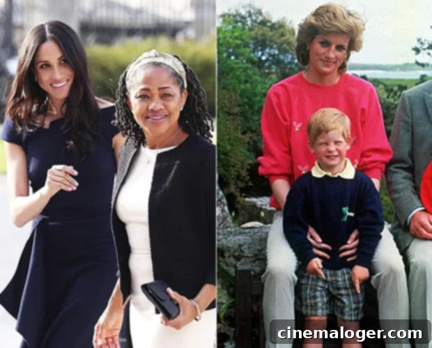 Meghan & Harry's Touching 2021 Message Pays Tribute to Their Mothers 3 Prince Harry Meghan Markle Princess Diana Doria Ragland