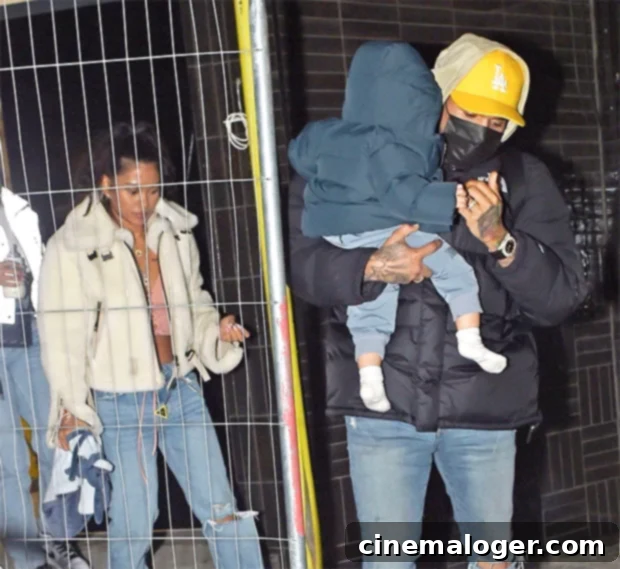 Chris Brown's Son Aeko, 1, Adorably Mimics Bird, Melting Grandma Joyce's Heart 2 Chris Brown, Ammika Harris & son Aeko