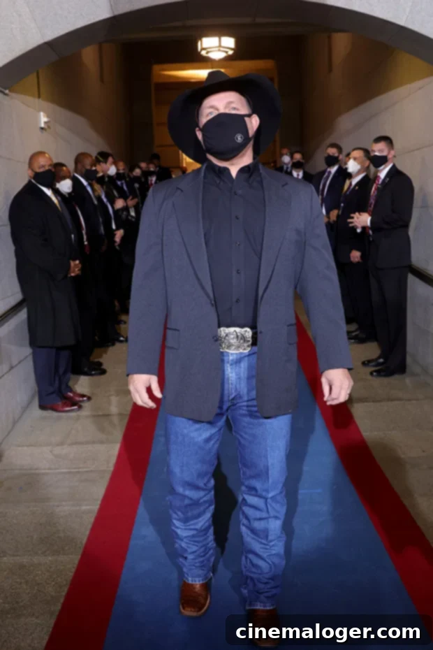 Garth Brooks Performs 'Amazing Grace' at Biden Inauguration 2 garth brooks