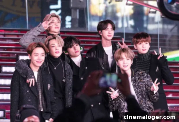 Louis Vuitton'dan BTS'e Kişiye Özel Defile Daveti: Hayranlar Coştu 2 The guys from BTS pose after a performance.