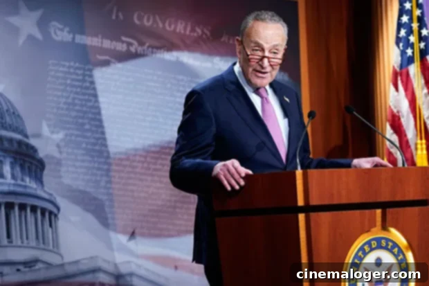 Chuck Schumer's 'Erection' Gaffe Sparks Senate Laughter 2 Senator Chuck Schumer delivers a speech on the Senate floor, captured by AP Images.