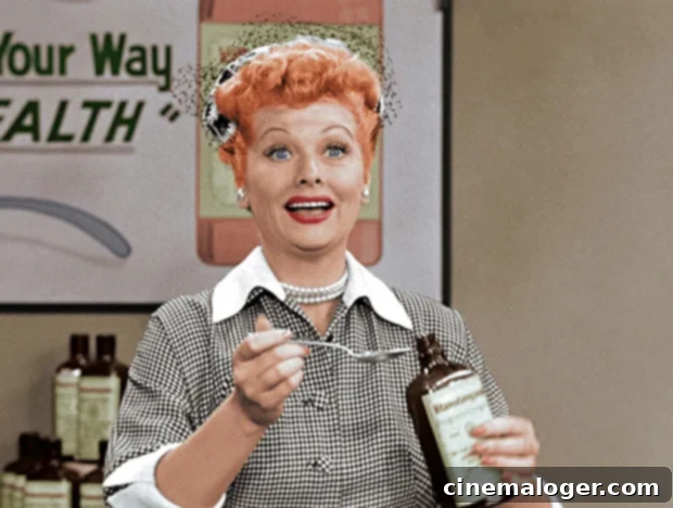 Nicole Kidman Vows Her Best For Lucy Role Amid Controversy 3 Lucille Ball in the famous ‘Vitameatavegamin’ sketch on ‘I Love Lucy’