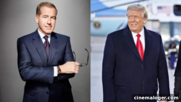 Brian Williams Pranks Trump with 'Jerry Maguire' Clip Posing as McCarthy Meeting Exclusive 2 MSNBC's Brian Williams often used his platform to comment on the Trump administration, leading to a long-standing public back-and-forth with the former President.